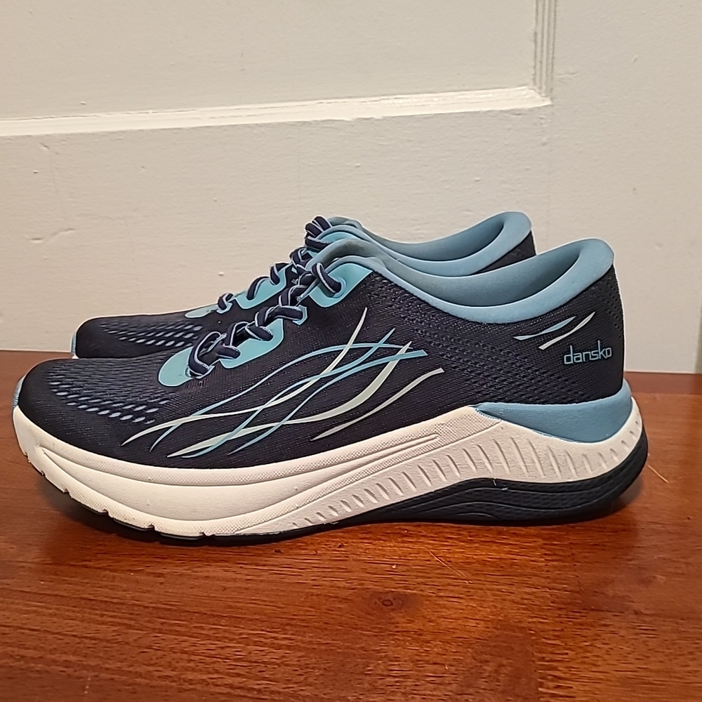 Womens Dansko Pace Blue Running Athletic Shoes Sneakers Size EU 40 US 9.5-10 M